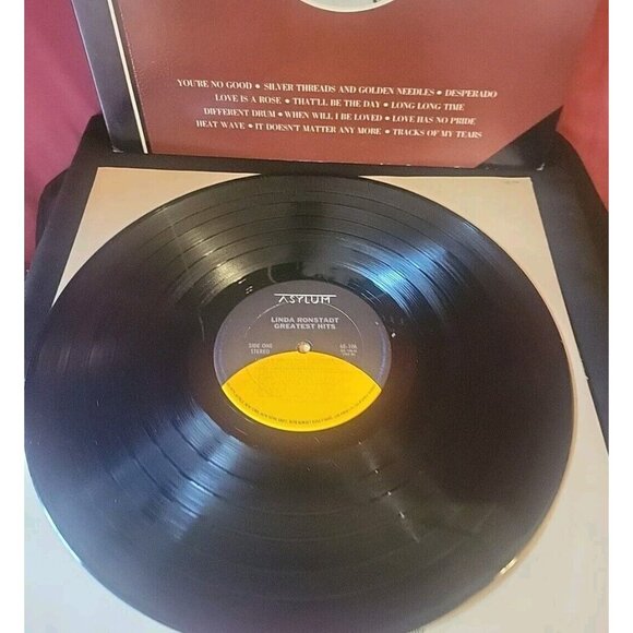 LINDA RONSTANDT Greatest Hits LP ASYLUM 6E-106 1976 - Picture 2 of 13